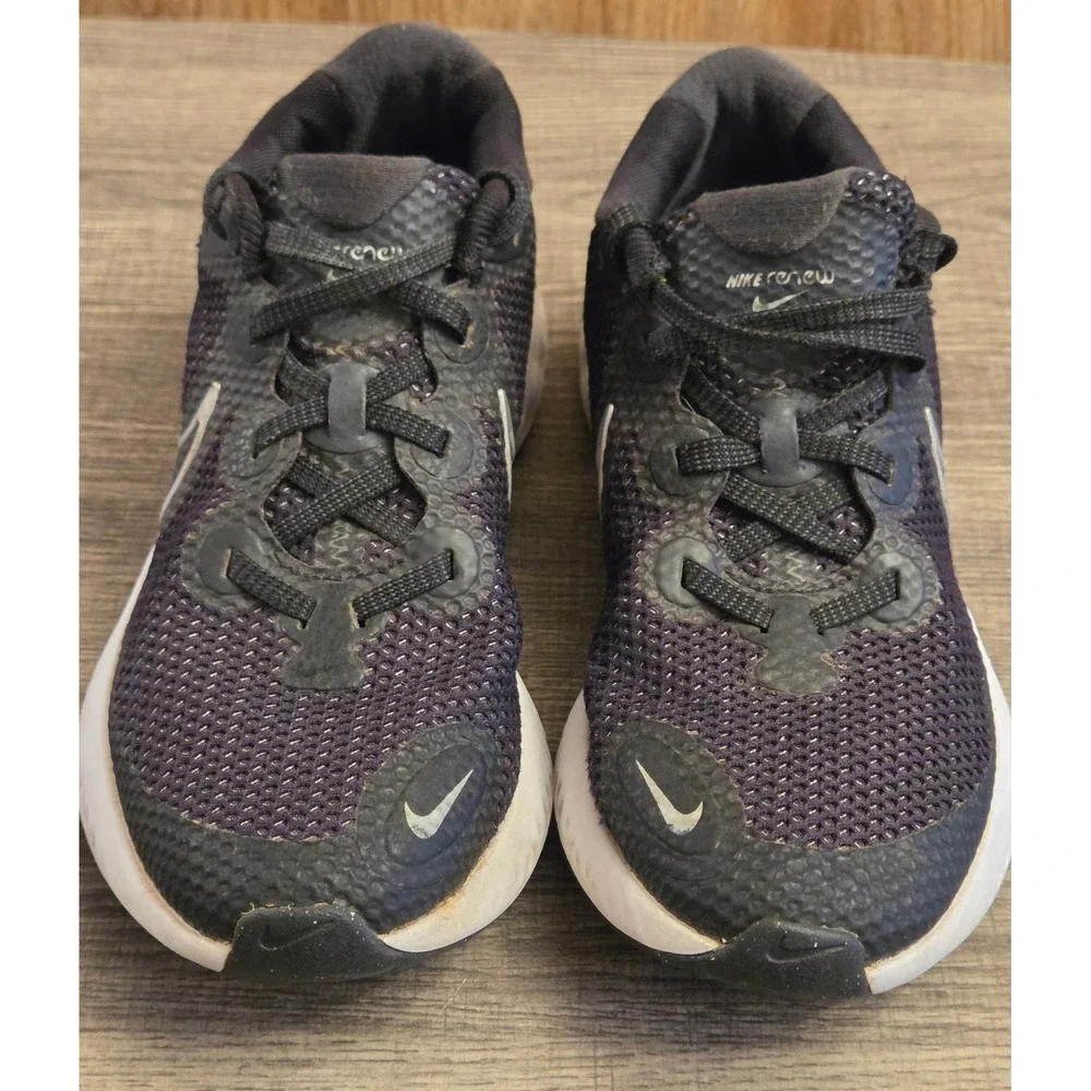 Nike Renew Run Athletic Shoes Youth Size 4.5Y Black